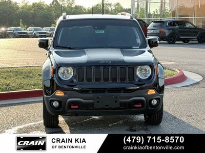 2022 Jeep Renegade Trailhawk - 4WD / PANORAMIC SUNROOF / ONE OWNER