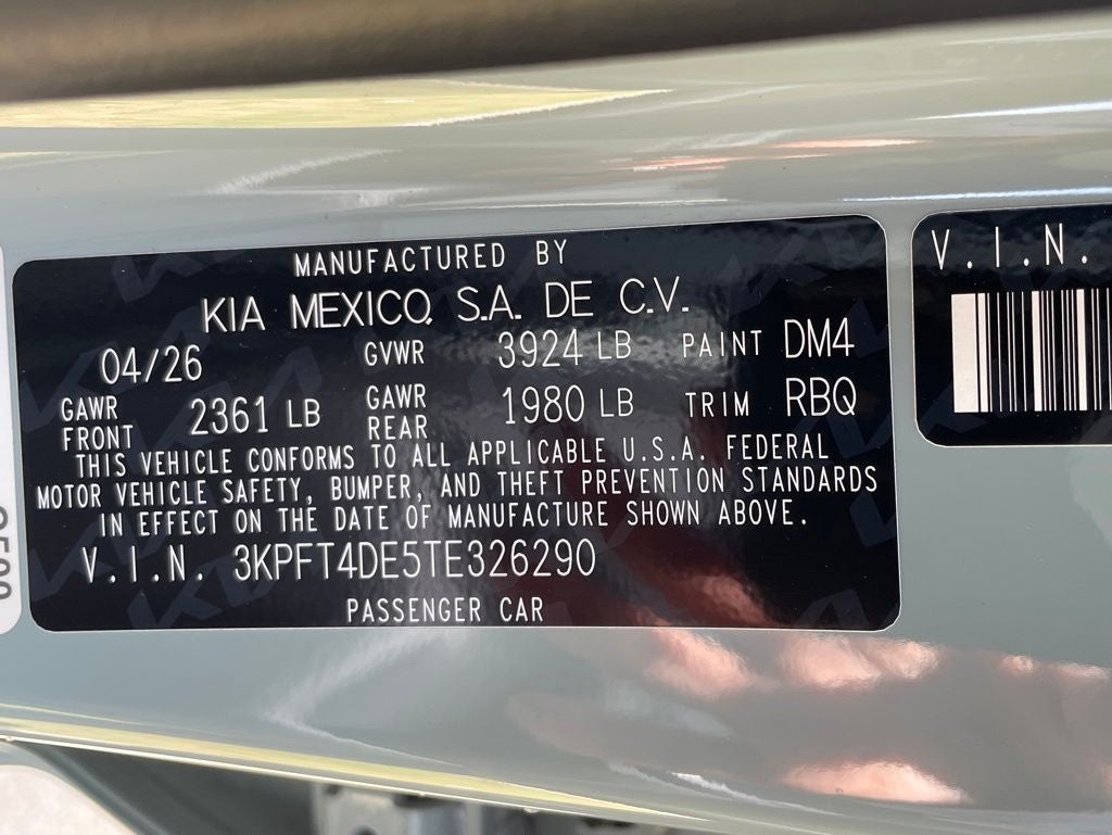 2026 Kia K4 LXS