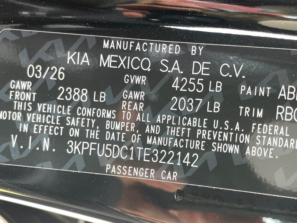 2026 Kia K4 LXS