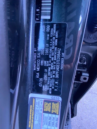 2026 Kia K4 EX