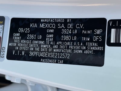 2025 Kia K4 EX