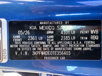 2026 Kia K4 GT-Line
