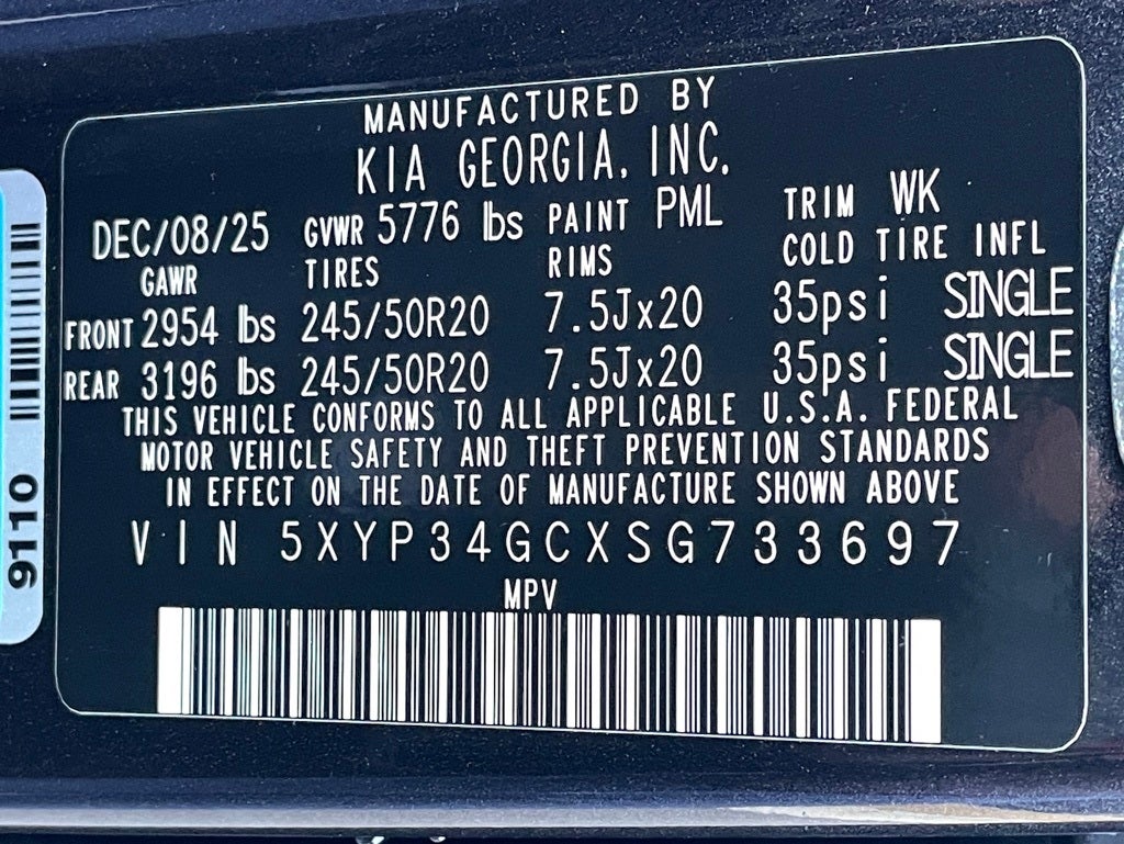 2025 Kia Telluride EX