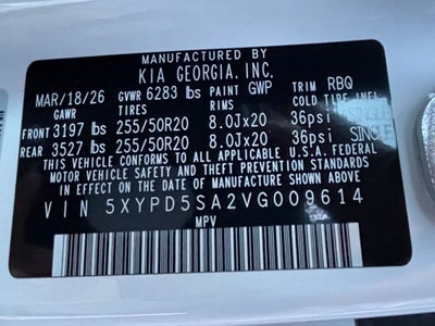 2027 Kia Telluride Hybrid SX