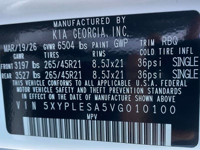 2027 Kia Telluride Hybrid X-Line SX Prestige