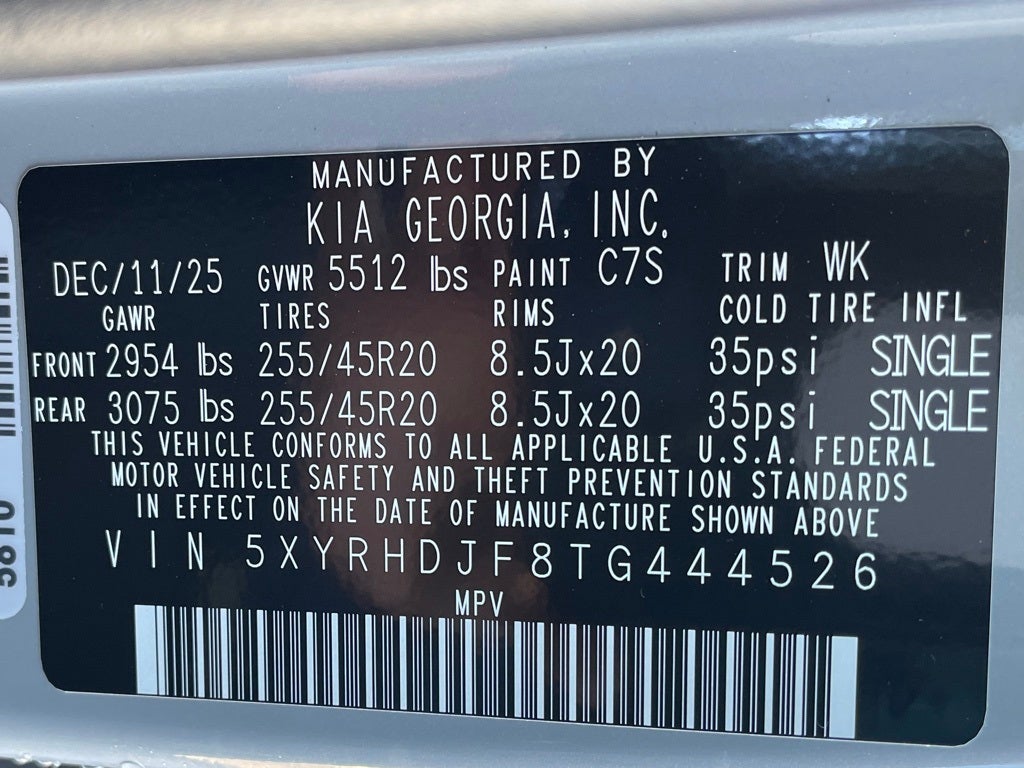 2026 Kia Sorento X-Line EX