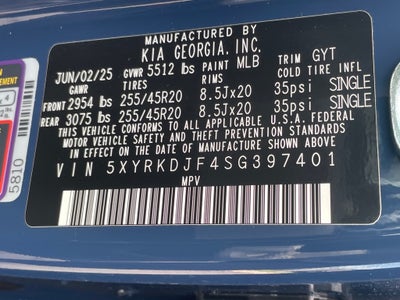 2025 Kia Sorento X-Line SX