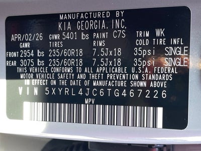 2026 Kia Sorento S