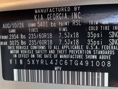 2026 Kia Sorento S