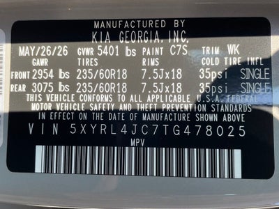 2026 Kia Sorento S
