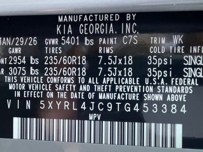 2026 Kia Sorento S