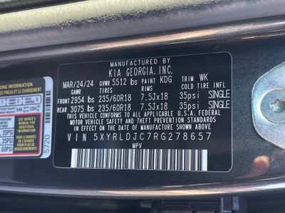 2024 Kia Sorento S LEATHER / HEATED SEATS