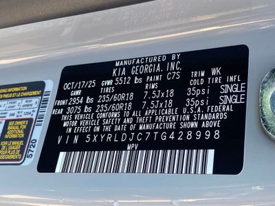 2026 Kia Sorento S