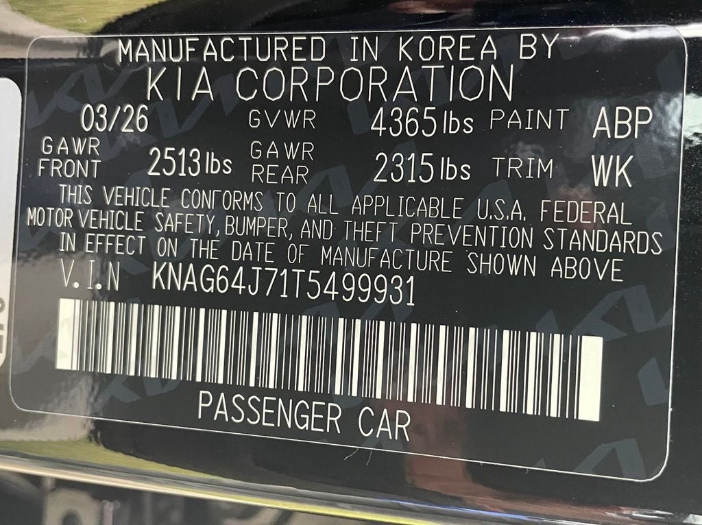 2026 Kia K5 GT-Line