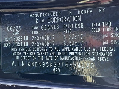 2026 Kia Carnival LX