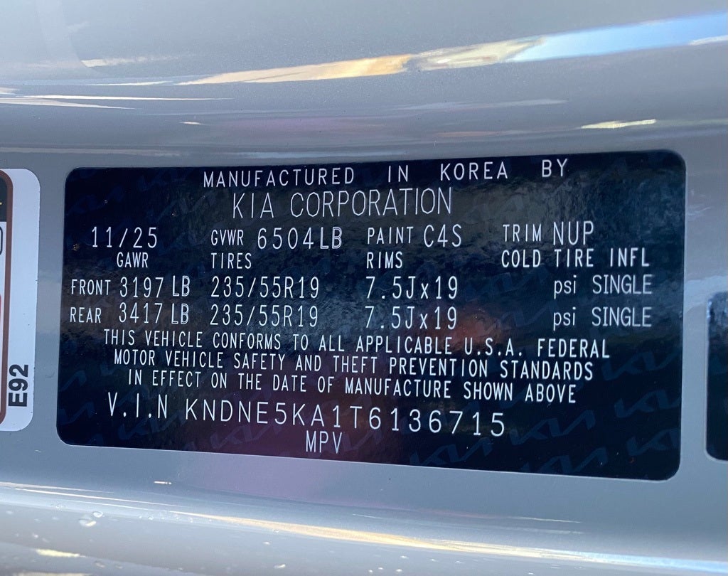 2026 Kia Carnival Hybrid SX Prestige