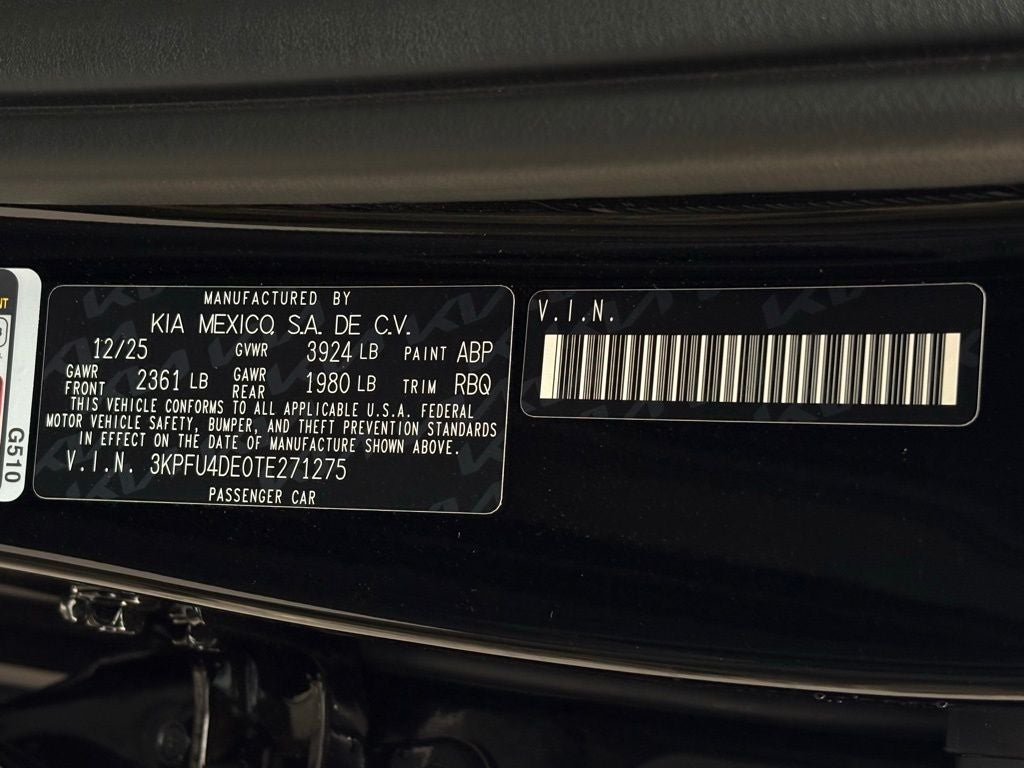 2026 Kia K4 EX