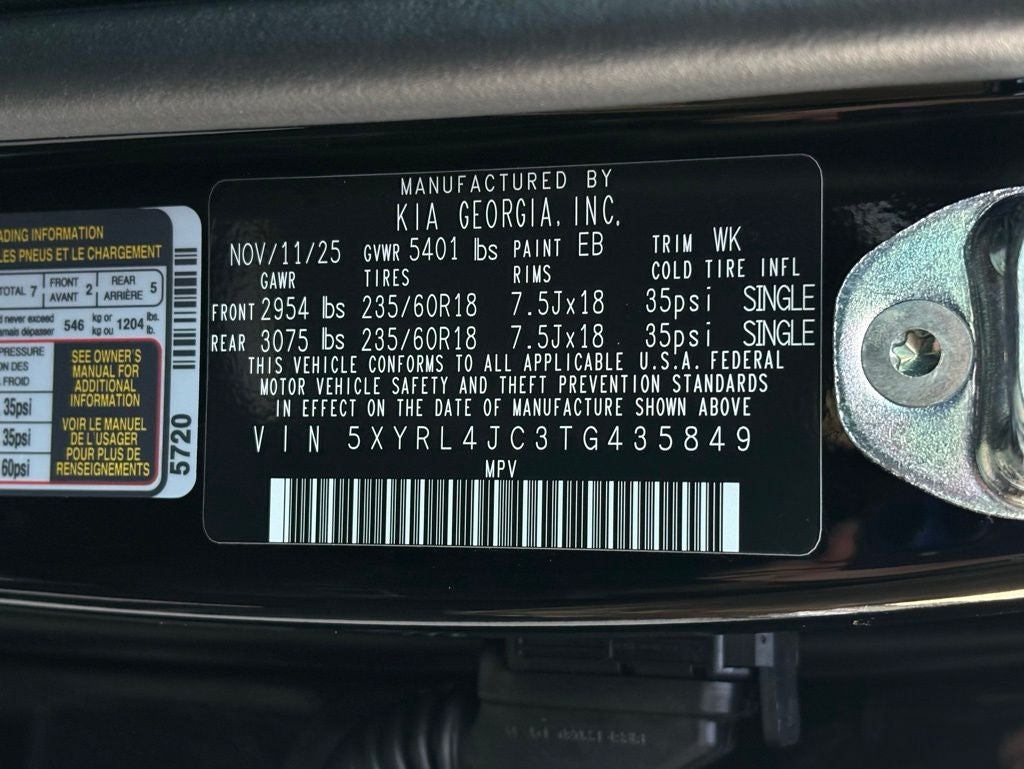 2026 Kia Sorento S
