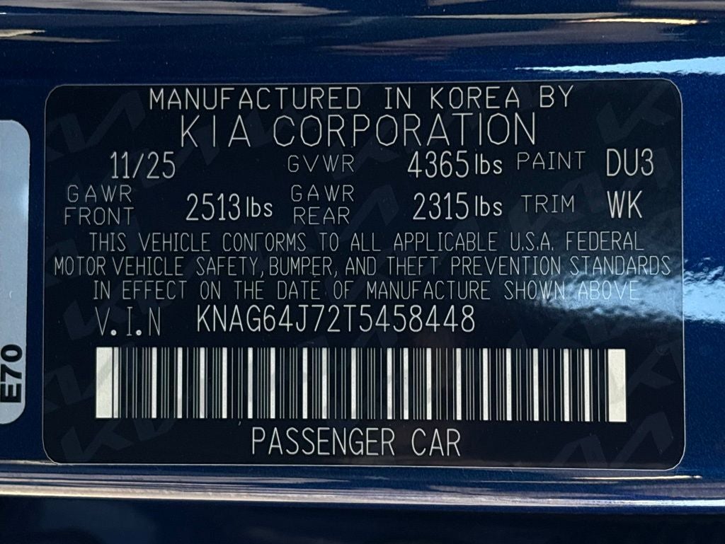2026 Kia K5 GT-Line