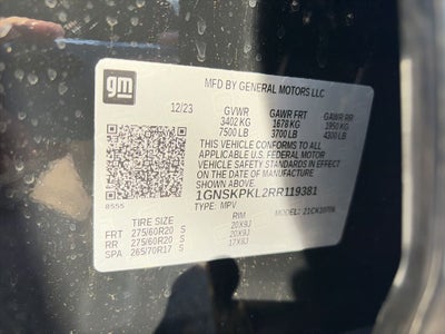 2024 Chevrolet Tahoe Z71 NEW BFG AT TIRES LUXURY PACKAGE, PANO ROOF, 2ND RO