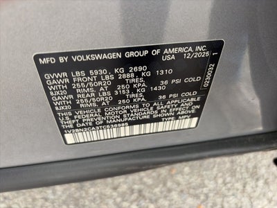 2026 Volkswagen Atlas 2.0T SEL