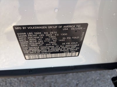 2026 Volkswagen Atlas 2.0T Peak Edition