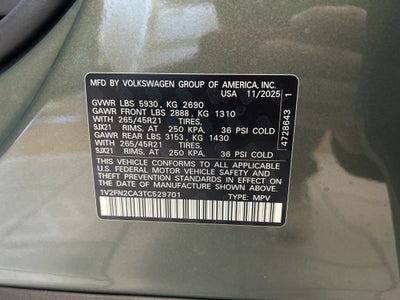 2026 Volkswagen Atlas 2.0T SEL Premium R-Line