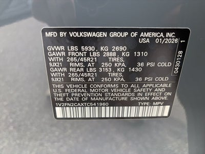 2026 Volkswagen Atlas 2.0T SEL Premium R-Line
