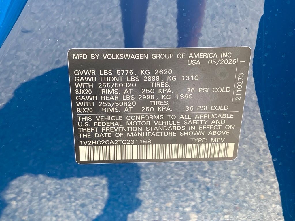 2026 Volkswagen Atlas Cross Sport 2.0T SE w/Technology