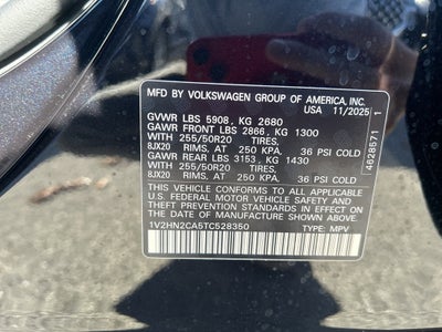 2026 Volkswagen Atlas 2.0T SE w/Technology