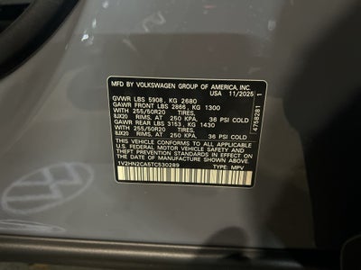 2026 Volkswagen Atlas 2.0T SE w/Technology