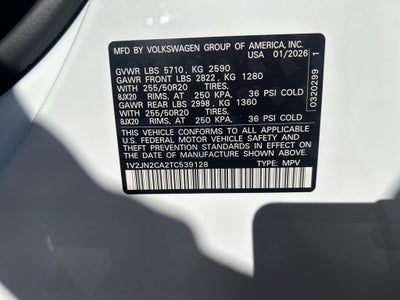 2026 Volkswagen Atlas 2.0T SE w/Technology