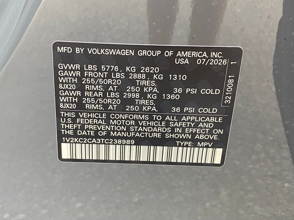 2026 Volkswagen Atlas Cross Sport SE w/Technology