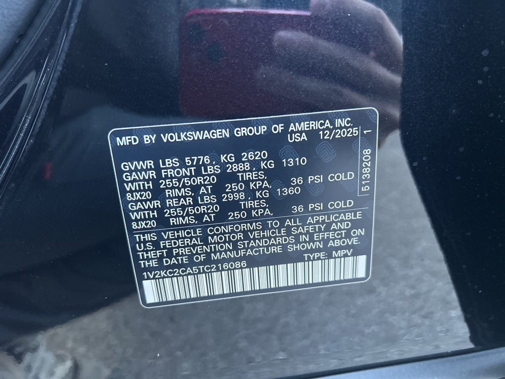 2026 Volkswagen Atlas Cross Sport 2.0T SE w/Technology