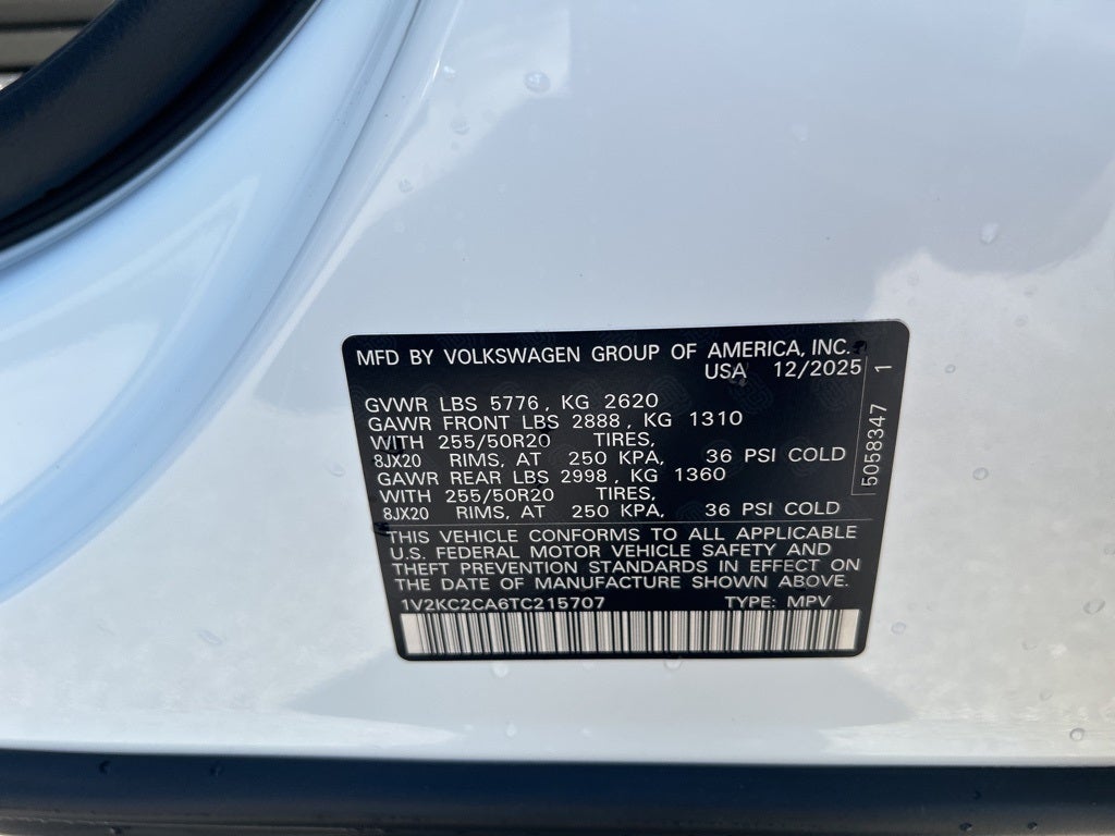 2026 Volkswagen Atlas Cross Sport 2.0T SE w/Technology