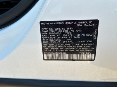 2026 Volkswagen Atlas 2.0T SE w/Technology