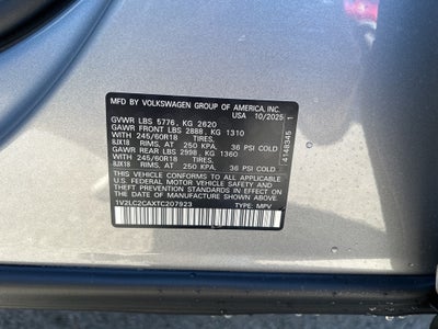 2026 Volkswagen Atlas Cross Sport 2.0T SE