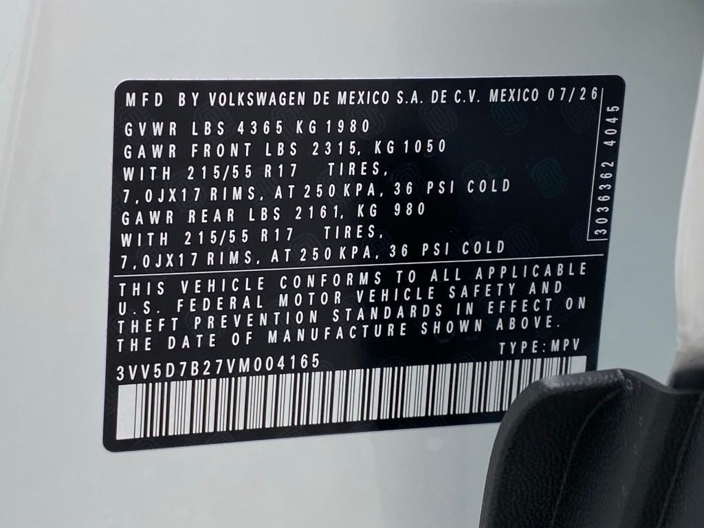 2027 Volkswagen Taos 1.5T S