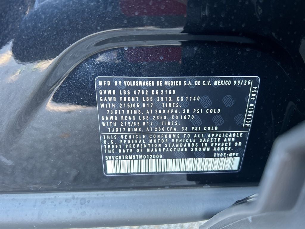 2026 Volkswagen Tiguan 2.0T S