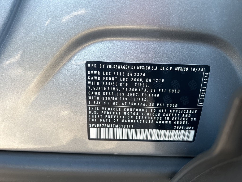 2026 Volkswagen Tiguan 2.0T SE