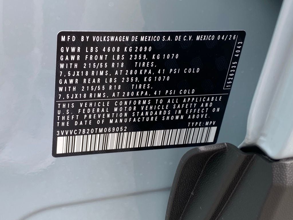 2026 Volkswagen Taos 1.5T SE