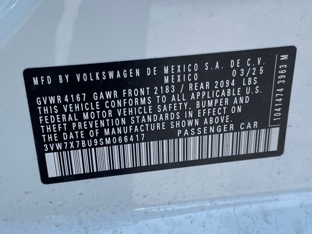 2025 Volkswagen Jetta 1.5T SE