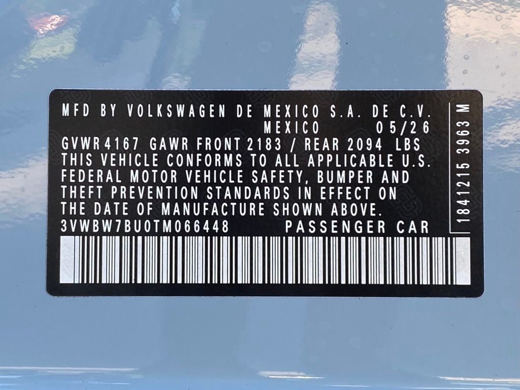 2026 Volkswagen Jetta 1.5T Sport