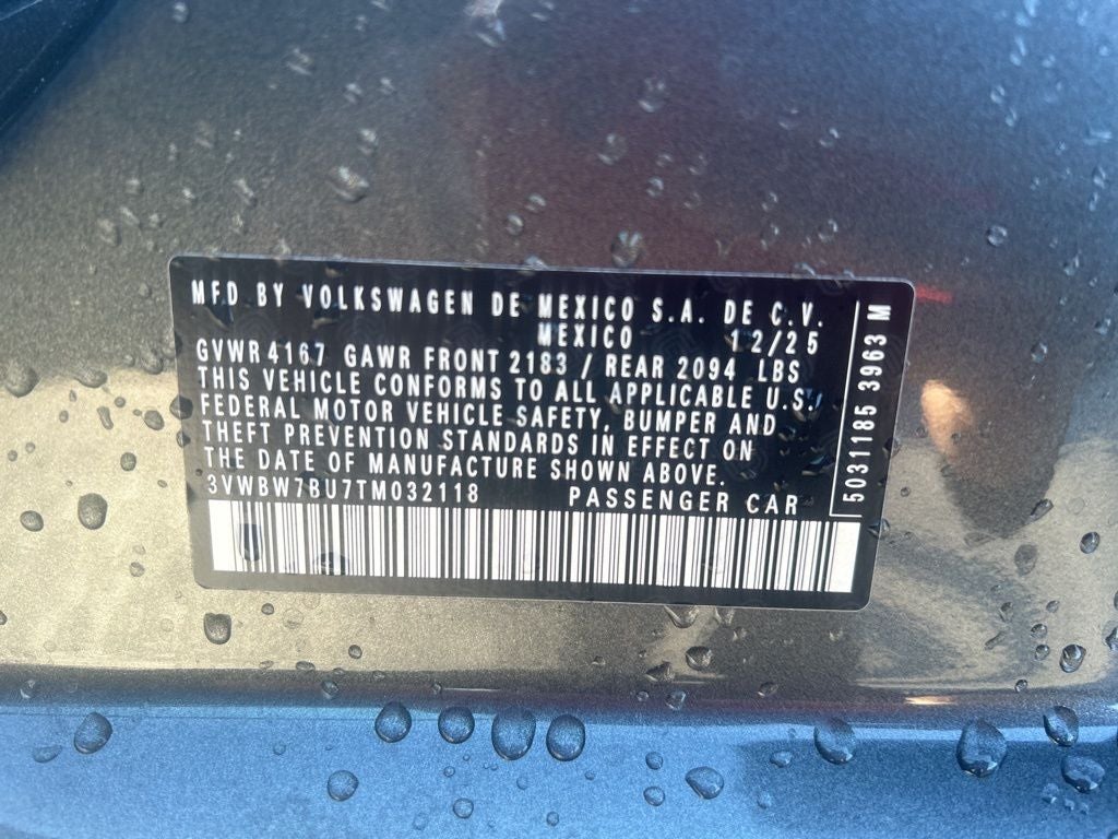 2026 Volkswagen Jetta 1.5T Sport