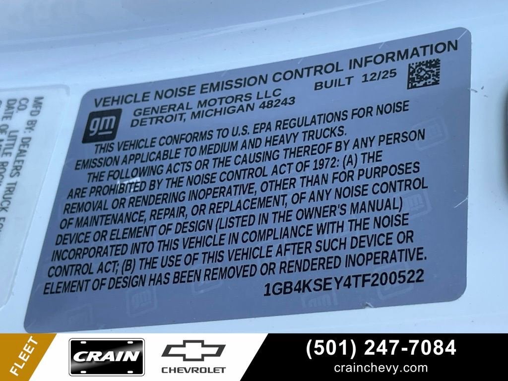 2026 Chevrolet Silverado 3500 HD Chassis Cab Work Truck