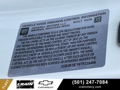 2026 Chevrolet Silverado 3500 HD Chassis Cab Work Truck