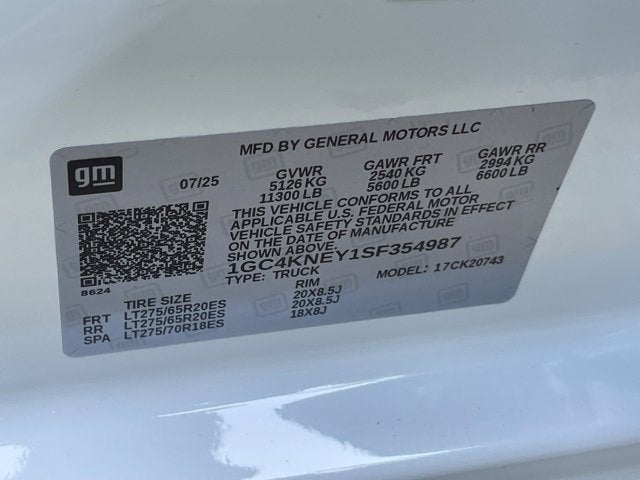 2025 Chevrolet Silverado 2500 HD LT