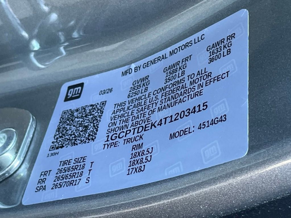 2026 Chevrolet Colorado Z71