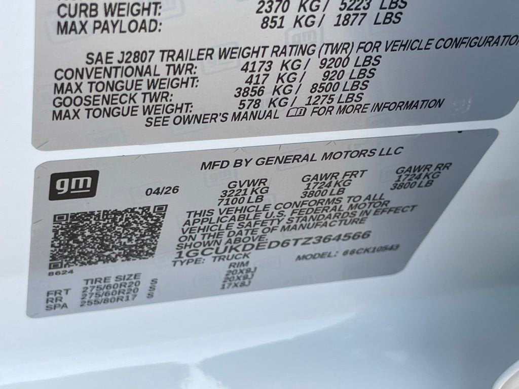 2026 Chevrolet Silverado 1500 LT
