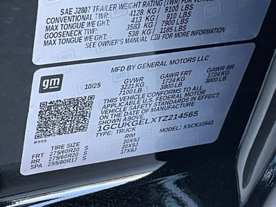 2026 Chevrolet Silverado 1500 LTZ